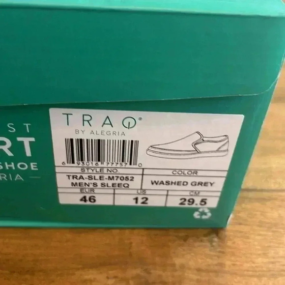 Alegria Traq SLEEQ WASHED GREY MENS 12 - Picture 4 of 7